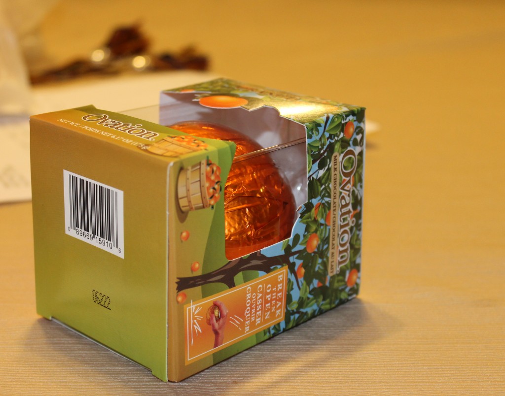 Ovation chocolate orange box