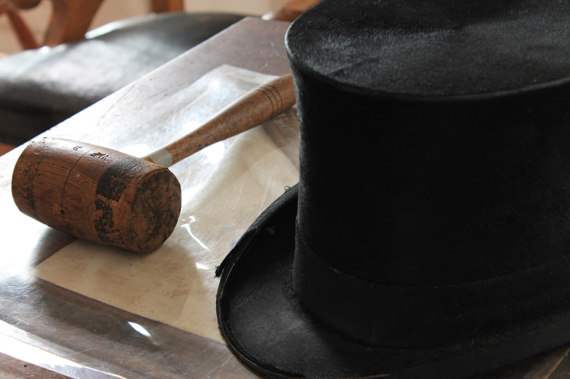 Gavel and top hat