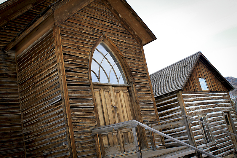 Old church building at Bannack Ghost Town